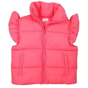 Simply Southern Bright Pink Puffer Vest NWT